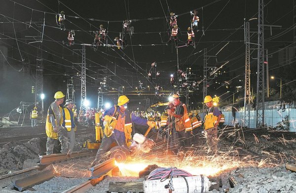 嘉汇优配 “火车北站”改建工程整体过半 建成后将成为特大型综合交通枢纽